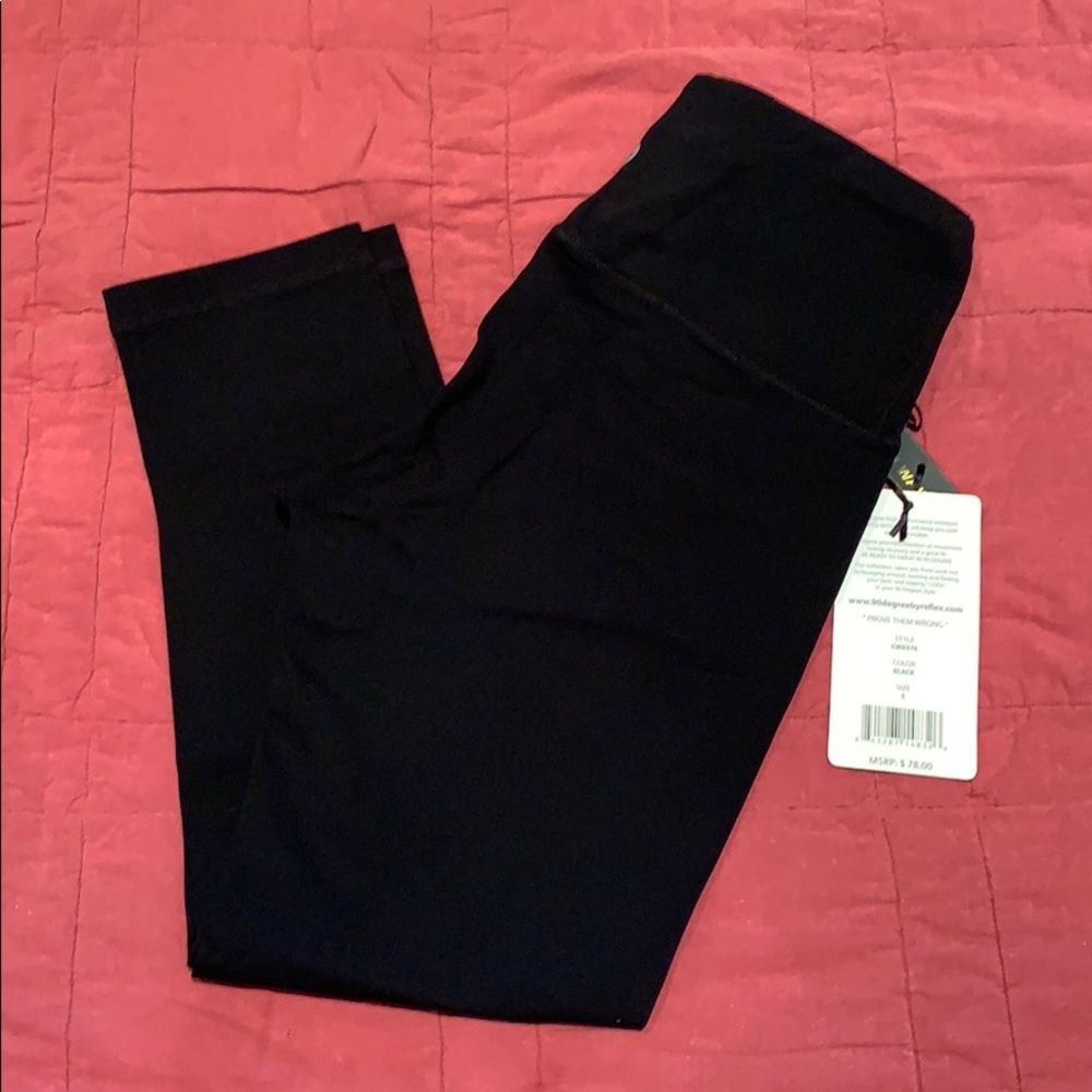 High waisted 90 degree by reflex black leggings